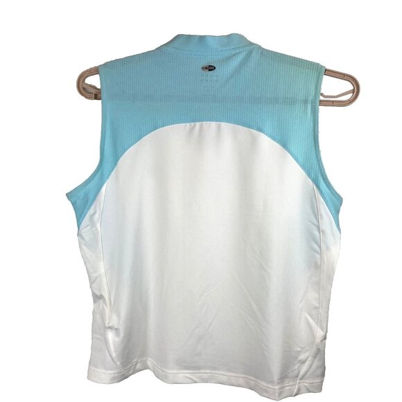 VTG NOS Adidas V-Neck ClimaCool  Sports Tennis Women Top Compression Stretch XL - Picture 2 of 9